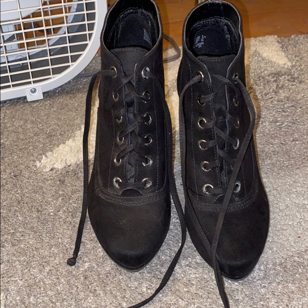 Black high heels
